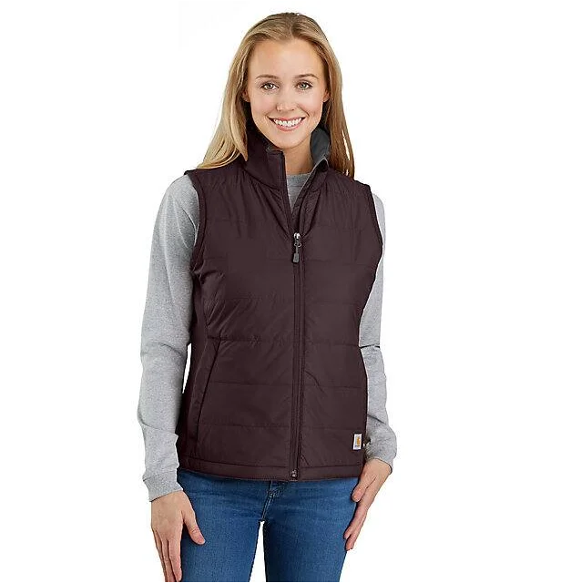 Men's Coats with Velcro ClosuresWomen's Rain Defender Puffer Vest - Relaxed Fit - Blackberry