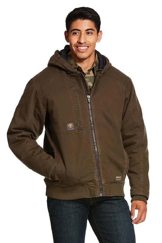 Men's Coats for Short MenAriat Mens Rebar Washed DuraCanvas Insulated Jacket