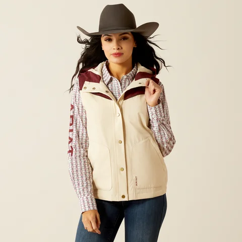 Men's Coats for All SeasonsWomen's Pioneer StretchShell Vest - Summer Sand & Rosewood