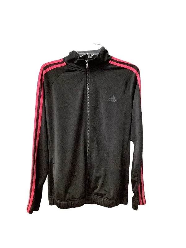 Men's Coats with Embroidered DetailsAthletic Jacket By Adidas In Black, Size: L