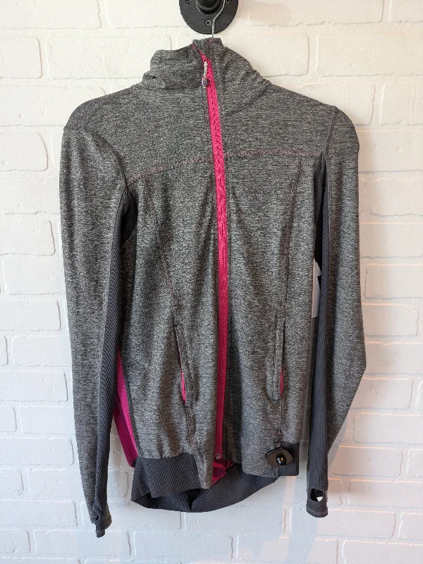 Men's Coats with Down InsulationAthletic Jacket By Lululemon In Grey & Pink, Size: S