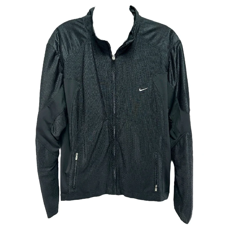 Lightweight Men's WindbreakersAthletic Jacket By Nike Apparel In Black, Size: Xl