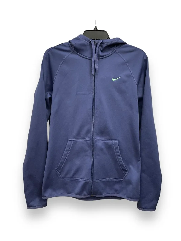 Men's Coats for Snowy WeatherAthletic Jacket By Nike Apparel In Purple, Size: S