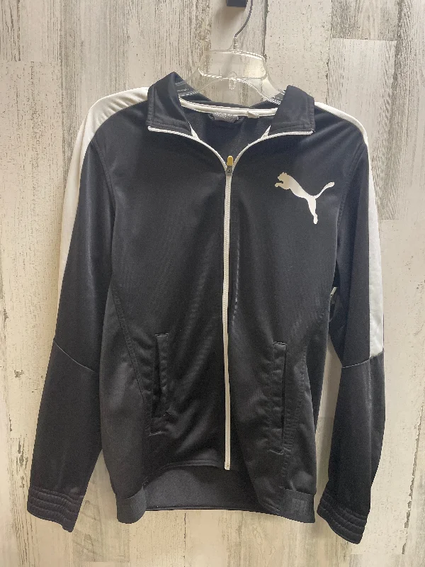 Men's Coats for Short MenAthletic Jacket By Puma In Black, Size: S