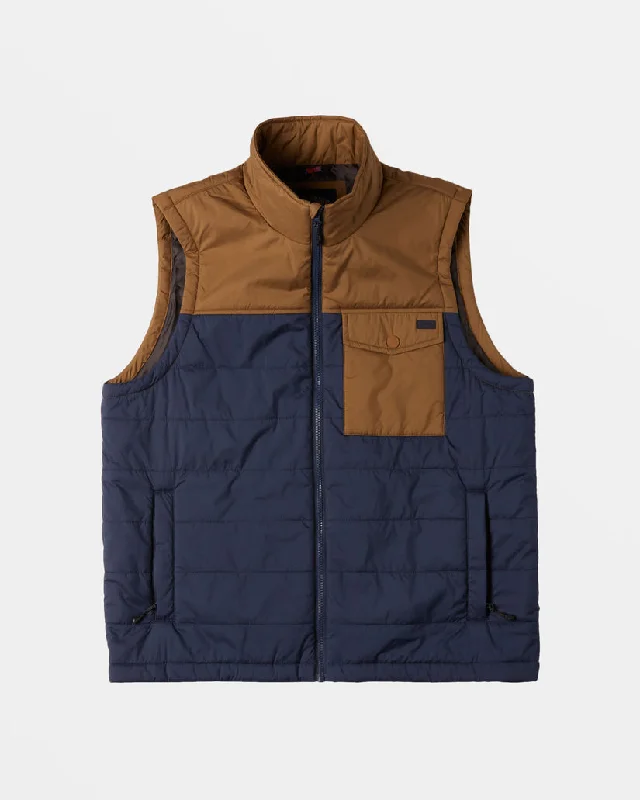 Stylish Men's Biker JacketsBillabong Prism Vest-Dusty Navy