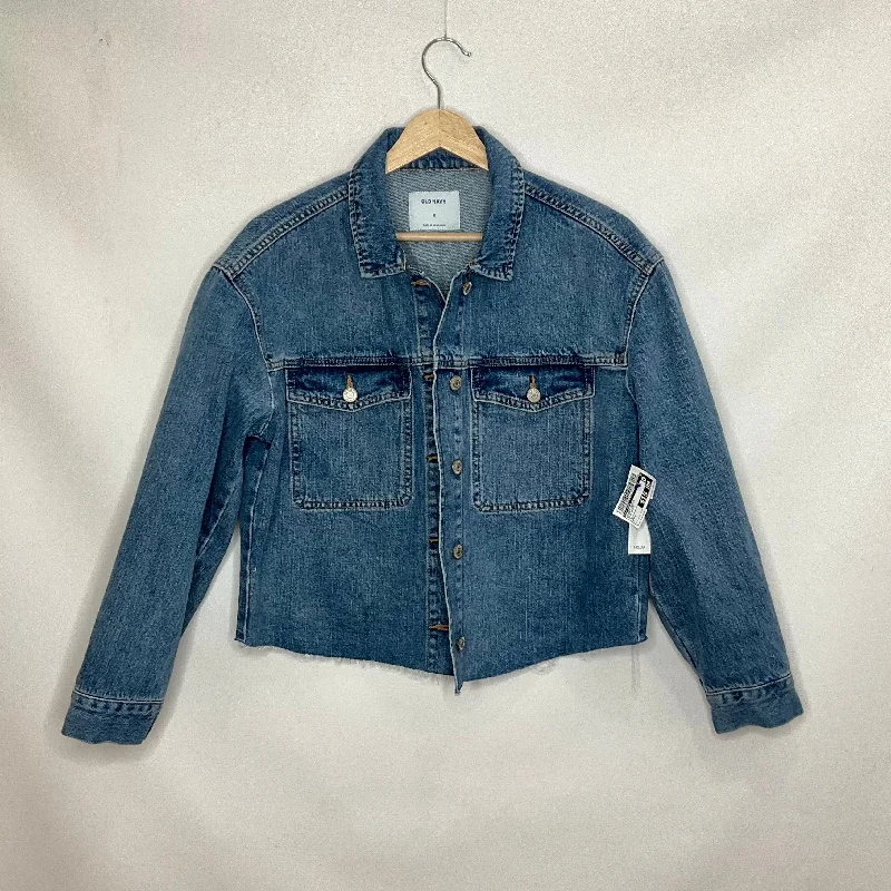 Men's Coats for SkiingBlue Denim Jacket Denim Old Navy, Size S