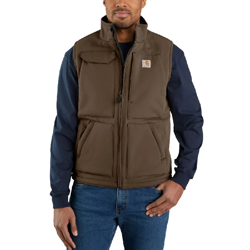 Men's Coats with Vintage Style'Carhartt' Men's Super Dux™ Relaxed Fit Sherpa Lined Vest - Coffee