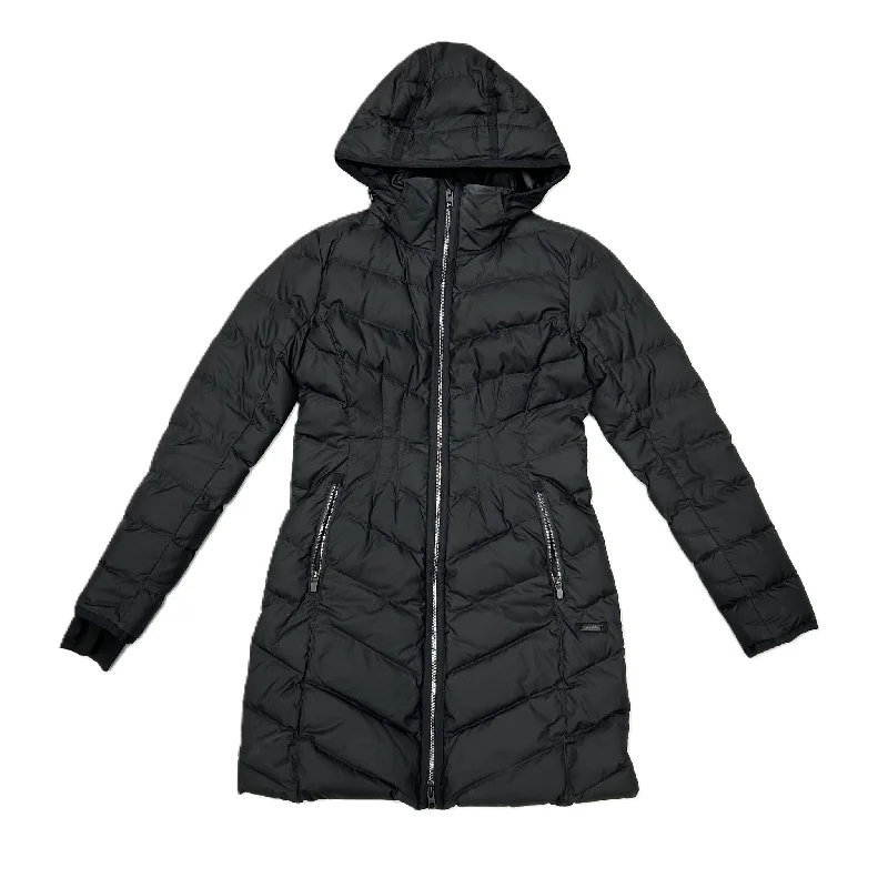 Men's Coats with Fur TrimCoat Puffer & Quilted By Athleta In Black, Size: Xxs