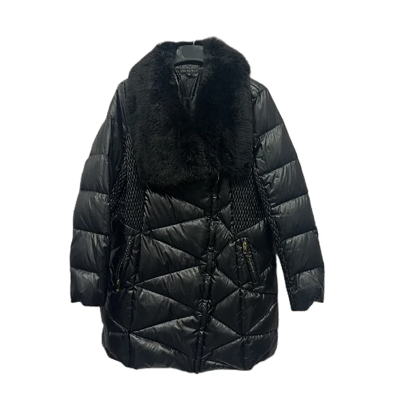 Men's Coats with VentilationCoat Puffer & Quilted By Via Spiga In Black, Size: Xl