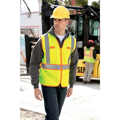 Men's Coats for Tall MenCornerStone Two-Tone Safety Vest, ANSI 107 Class 2