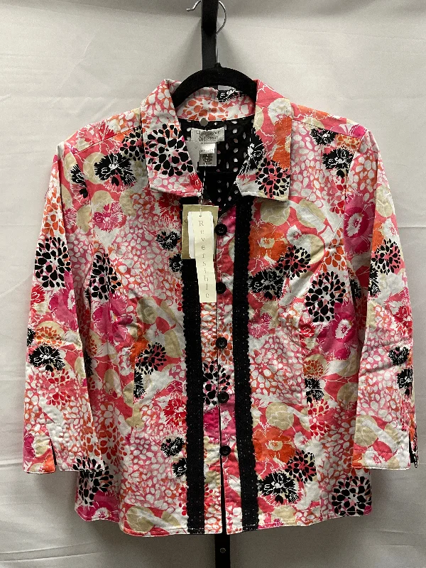 Men's Coats for Short MenFloral Print Jacket Other Christopher And Banks, Size L