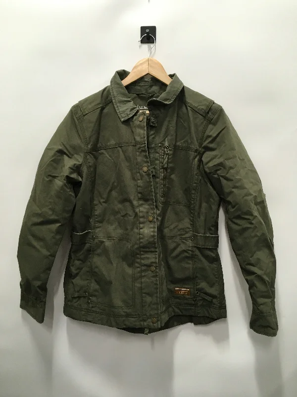 Men's Coats for Snowy WeatherGreen Jacket Utility L.l. Bean, Size M