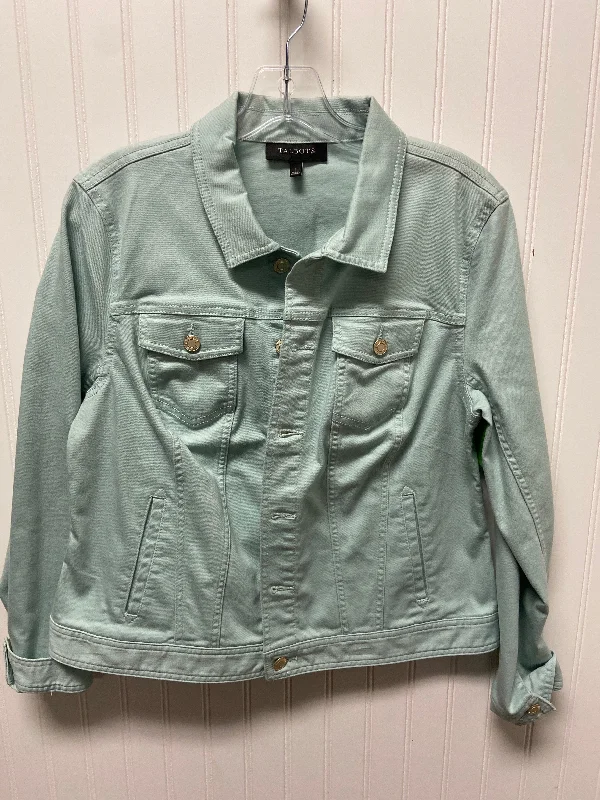 Men's Coats without LiningJacket Denim By Talbots In Mint, Size: L