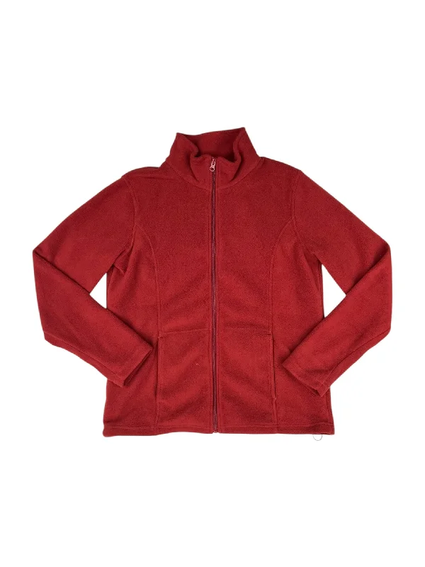 Men's Coats with Chest PocketsJacket Fleece By Cabelas In Red, Size: M