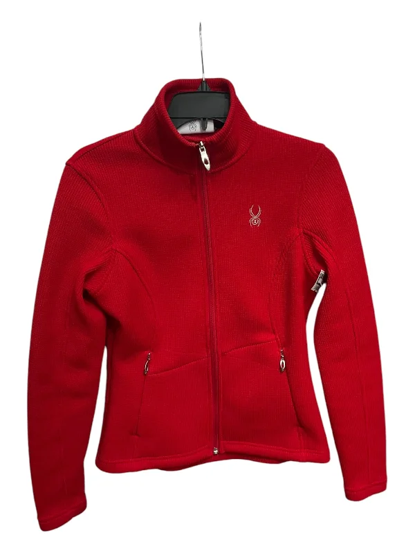 Men's Coats for Snowy WeatherJacket Fleece By Spyder In Red, Size: Sp