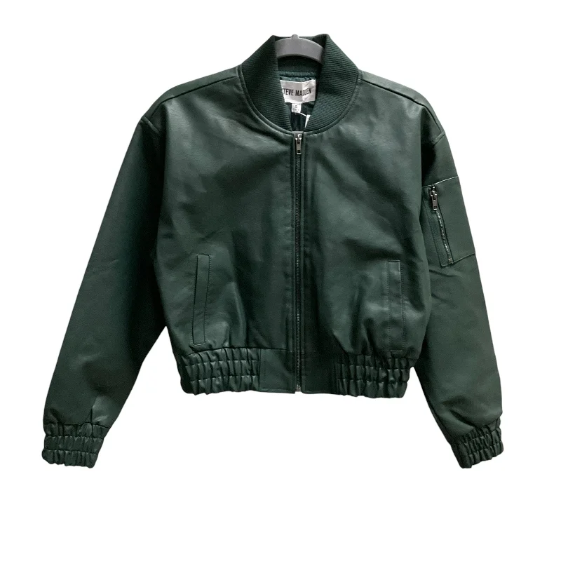 Men's Coats for Tall MenJacket Moto By Steve Madden In Green, Size: S