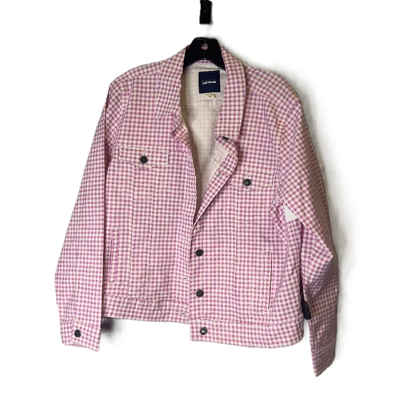 Men's Coats with Flannel LiningJacket Other By Basic Editions In Pink, Size: Xl