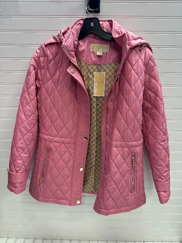 Men's Coats for WalkingJacket Puffer & Quilted By Michael By Michael Kors In Pink, Size: S