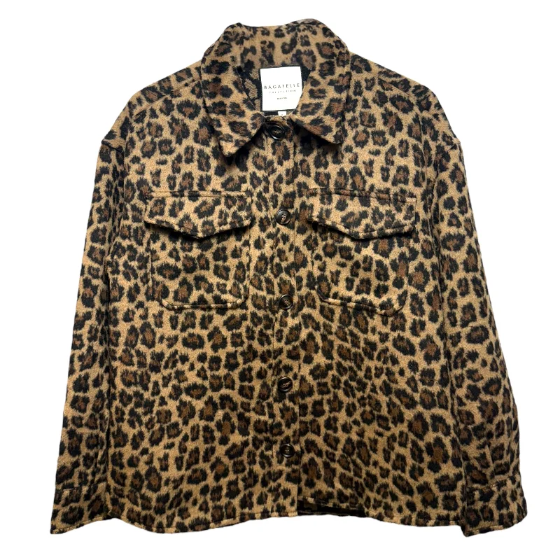 Best Men's Leather CoatsShacket By Bagatelle In Leopard Print, Size: S