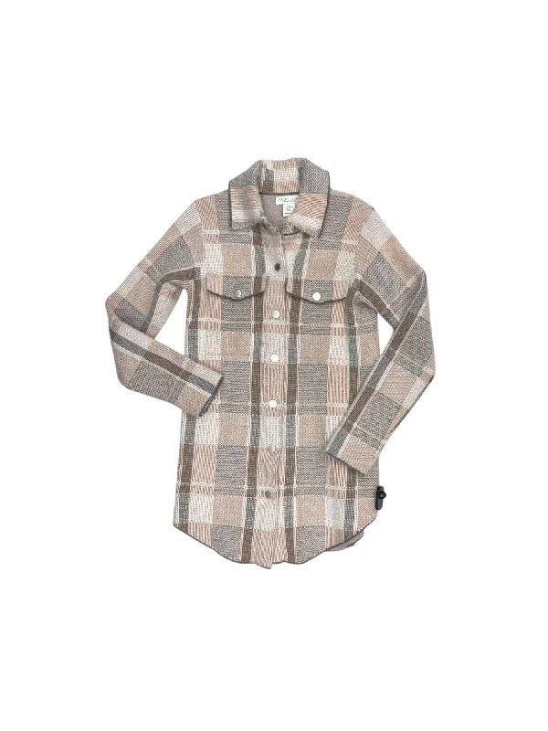 Men's Coats with LiningJacket Shirt By Rachel Zoe In Plaid Pattern, Size: Xs