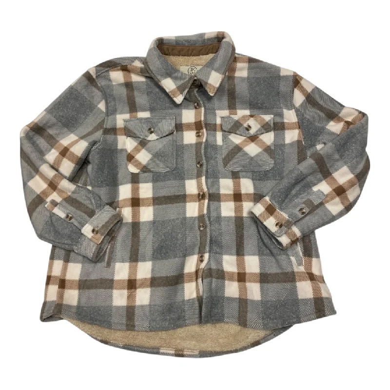 Men's Coats for Every BudgetJacket Shirt By Sage In Plaid Pattern, Size: Xxl