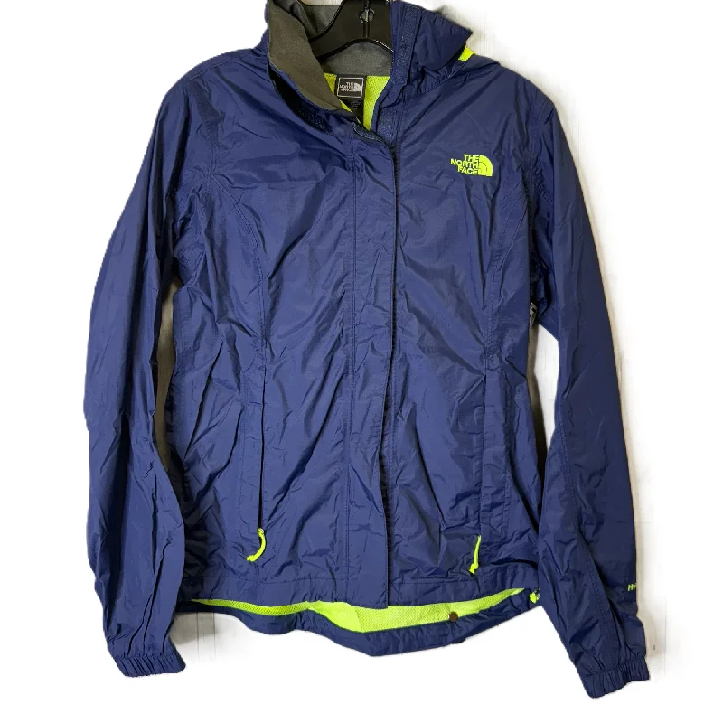 Men's Coats with Chest PocketsJacket Windbreaker By The North Face In Blue, Size: S