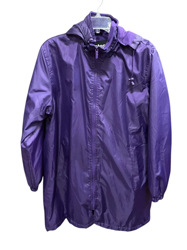 Winter-Ready Men's CoatsJacket Windbreaker By Totes In Purple, Size: M