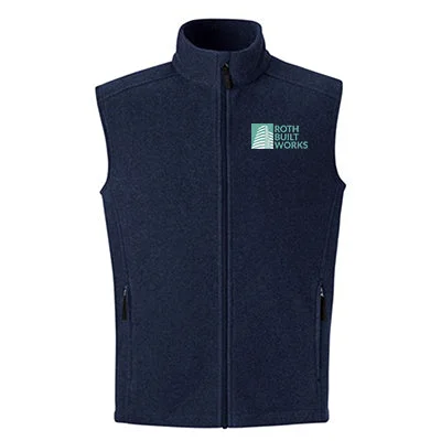 Men's Coats with Quick-Dry FabricCore365 Men's Journey Fleece Vest, Tall