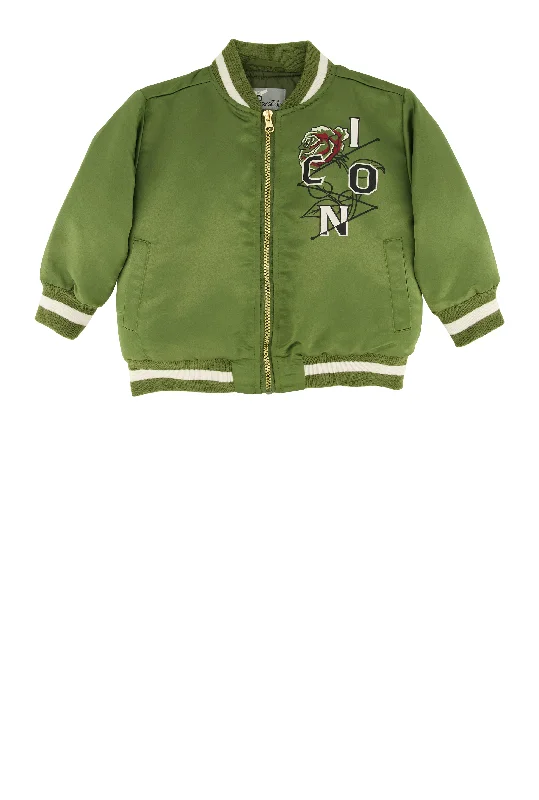 Men's Coats Made in ItalyToddler Boys Icon Rose Graphic Bomber Jacket