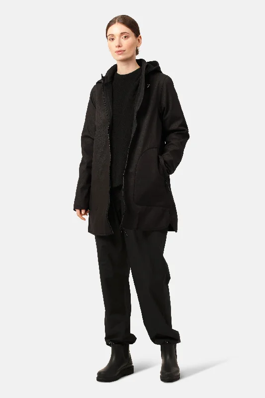 Men's Coats for Dressy OccasionsRaincoat - Black