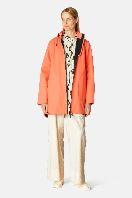 Men's Coats for SpringRaincoat - Hot Orange