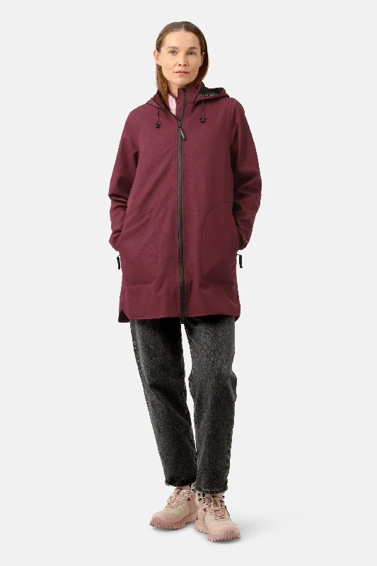 Lightweight Men's WindbreakersRaincoat - Maroon Banner