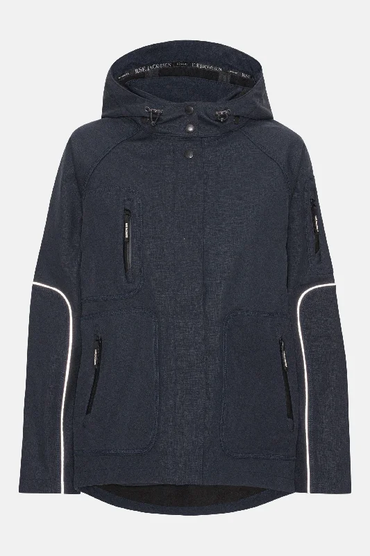 Designer Men's OvercoatsRain Jacket - Dark Indigo