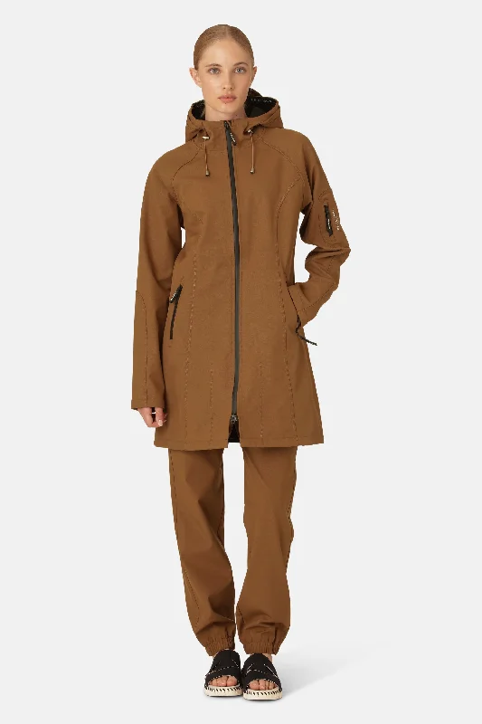 Men's Coats with VentilationRaincoat - Walnut