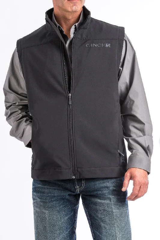 Men's Coats for Hiking'Cinch' Men's Bonded Vest - Black