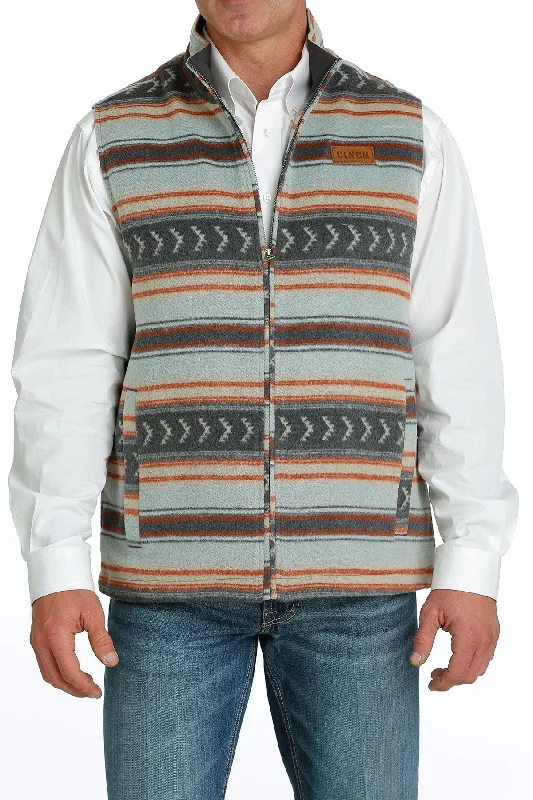 Men's Coats with Convertible Collars'Cinch' Men's Wooly Vest - Multi