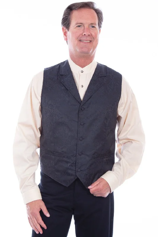 Men's Coats for SnowshoeingScully Mens Navy Polyester Distinguished Vest