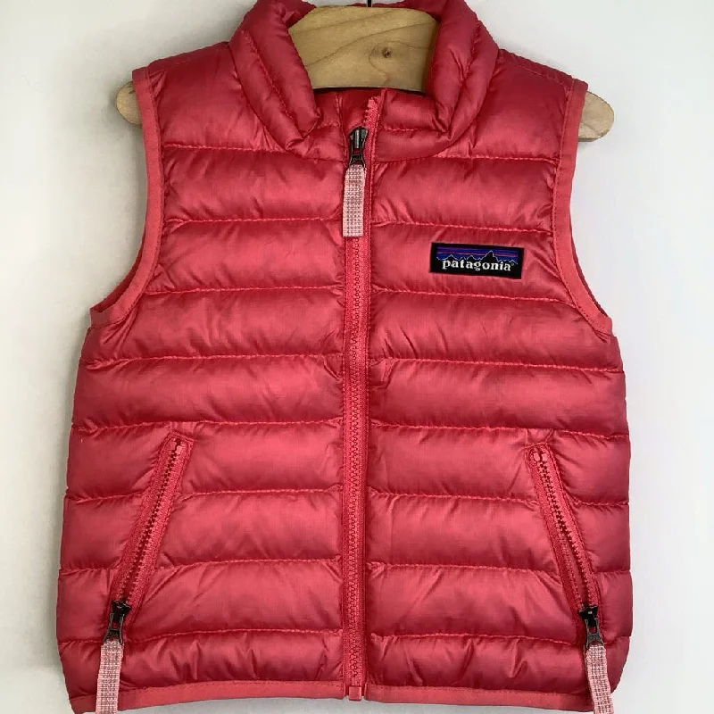 Stylish Men's Biker JacketsSize Size 6-12m: Patagonia Pink 75% Down Zip-Up Vest