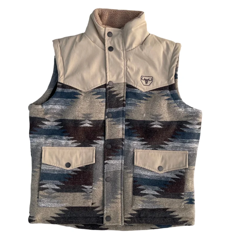 Men's Coats for WorkSALE - Tribal Aztec Print Vest