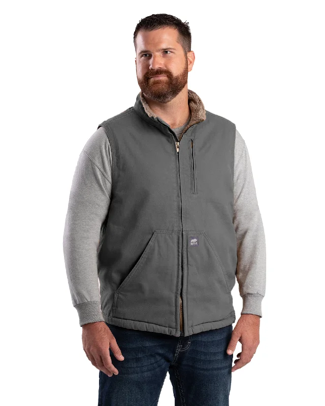 Men's Coats for Every OccasionHeartland Sherpa-Lined Washed Duck Vest