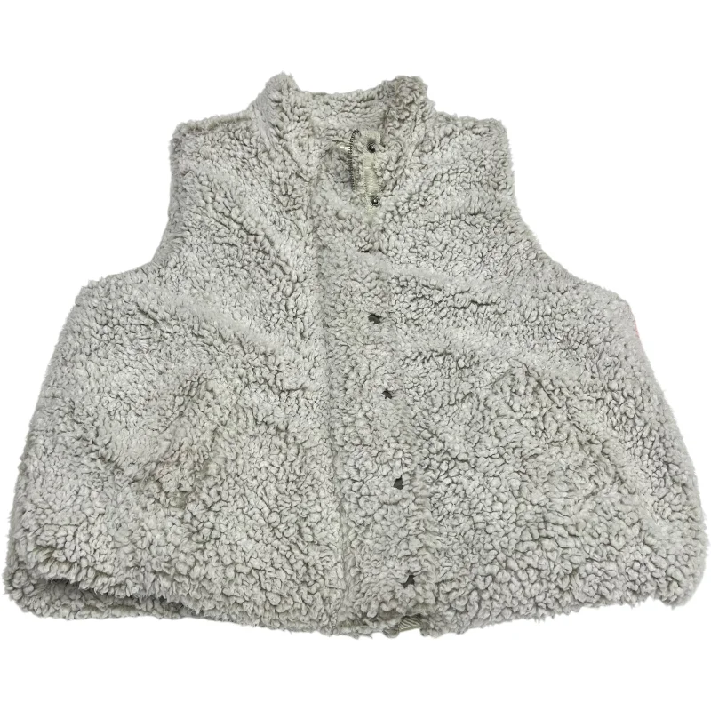 Men's Coats with VentilationVest Faux Fur & Sherpa By Thread And Supply In Grey, Size: L