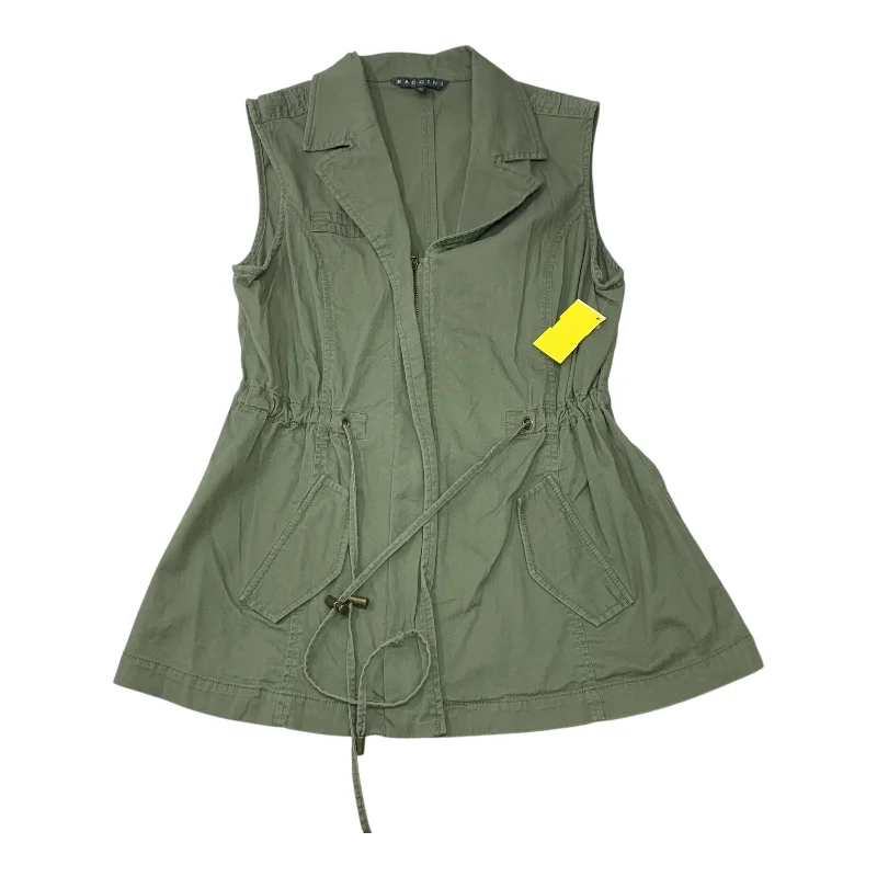 Versatile Men's Pea CoatsVest Other By Baccini In Green, Size: M