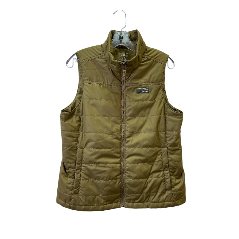 Best Men's Leather CoatsVest Other By L.L. Bean In Green, Size:M