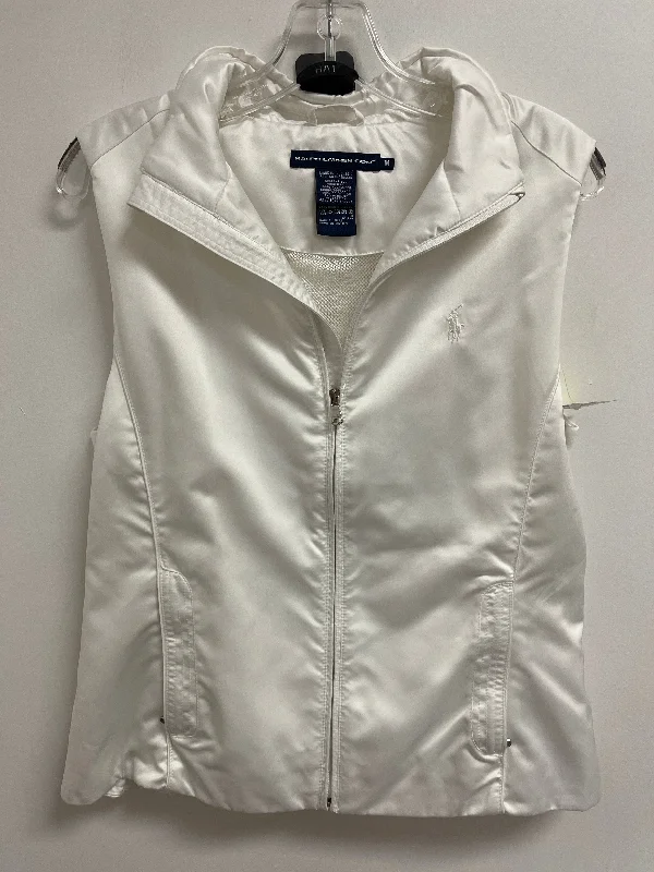 Men's Coats with Velcro ClosuresVest Other By Ralph Lauren In White, Size: M