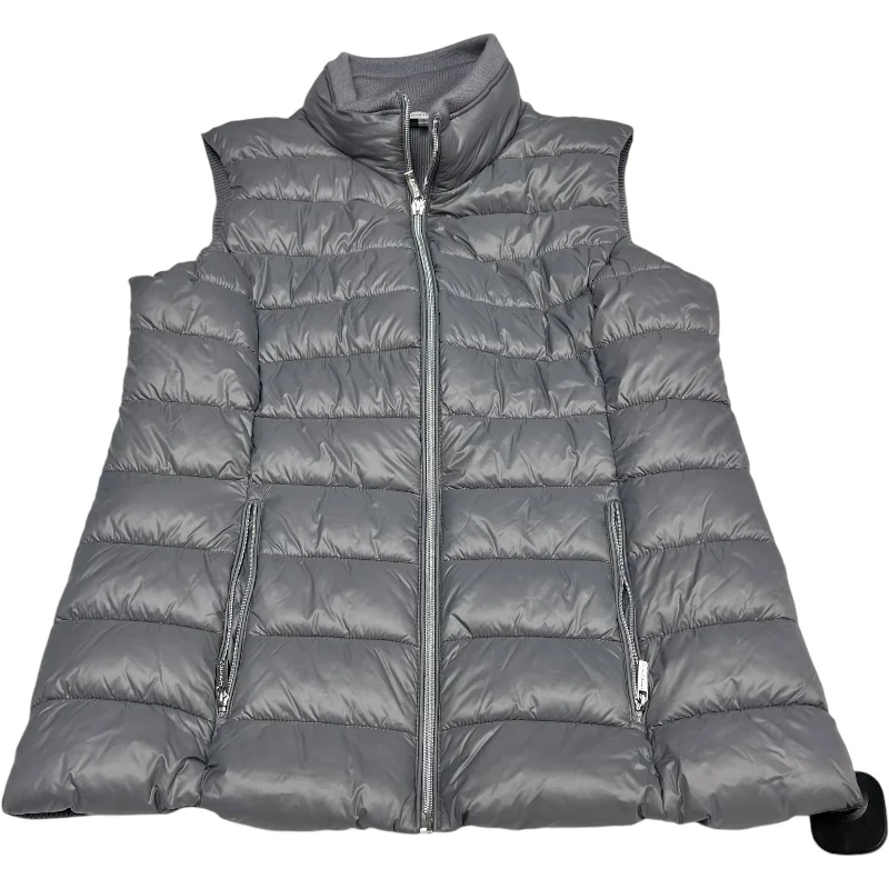 Functional Men's Ski JacketsVest Puffer & Quilted By Calvin Klein In Grey, Size: M