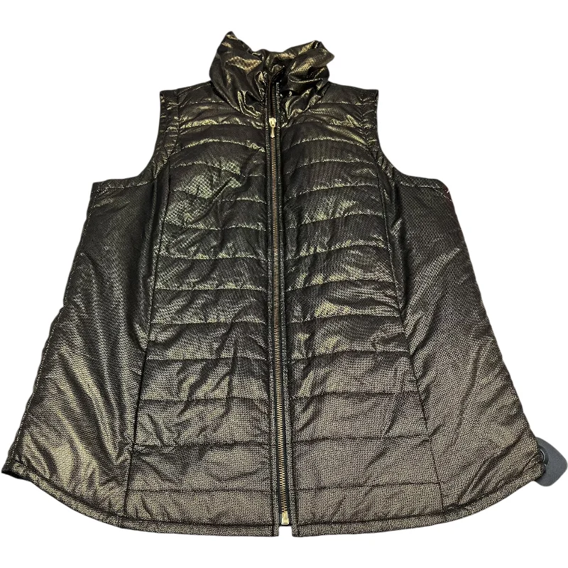 Men's Coats for SnowshoeingVest Puffer & Quilted By Chicos In Gold, Size: M