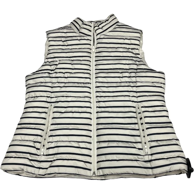 Men's Coats with Quick-Dry FabricVest Puffer & Quilted By Colebrook In Striped Pattern, Size: S