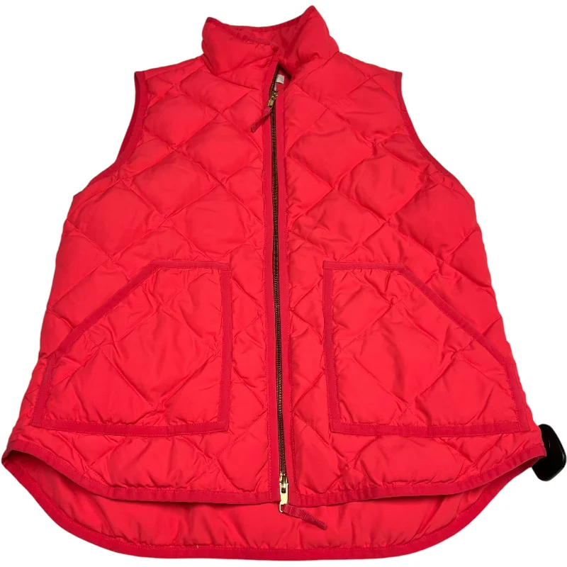 Men's Coats with Contrast StitchingVest Puffer & Quilted By J. Crew In Pink, Size: S