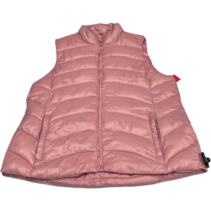 Men's Coats for All SeasonsVest Puffer & Quilted By Loft In Pink, Size: L