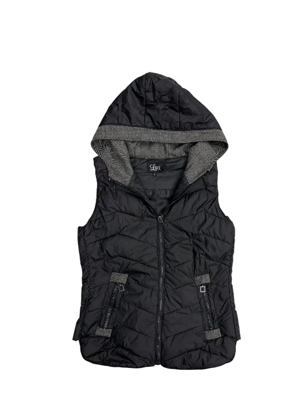 Men's Coats Made in ItalyVest Puffer & Quilted By Luii In Black, Size: L